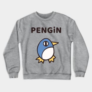 PENGIN - Cryptic Nihongo - Cartoon Penguin with Japanese Crewneck Sweatshirt